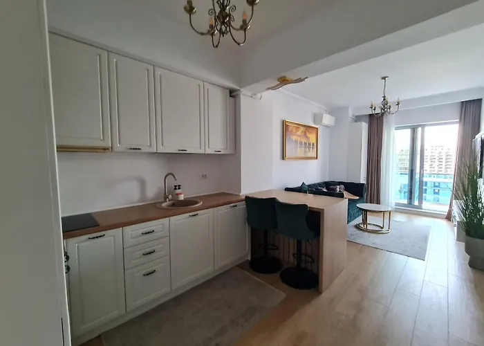 Sole 8 By Wave - Luxury 60mp Cu Terasa Si La Mare, Acces Direct Pe Plaja Ohiohi Beach- Mamaia Nord - Restaurant, Parcare Gratuita * Năvodari