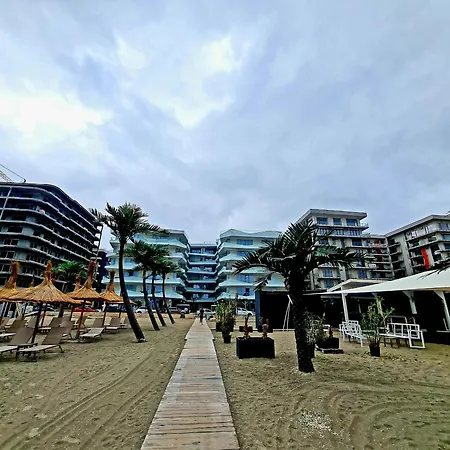 아파트 Sole 8 By Wave - Luxury 60mp Cu Terasa Si La Mare, Acces Direct Pe Plaja Ohiohi Beach- Mamaia Nord - Restaurant, Parcare Gratuita Năvodari