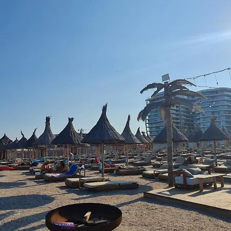 Sole 8 By Wave - Luxury 60mp Cu Terasa Si La Mare, Acces Direct Pe Plaja Ohiohi Beach- Mamaia Nord - Restaurant, Parcare Gratuita *
