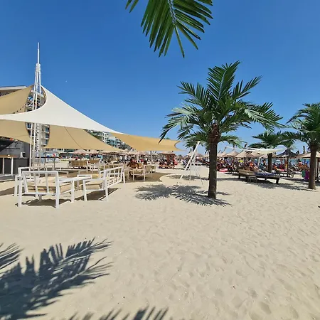 Sole 8 By Wave - Luxury 60mp Cu Terasa Si La Mare, Acces Direct Pe Plaja Ohiohi Beach- Mamaia Nord - Restaurant, Parcare Gratuita 아파트