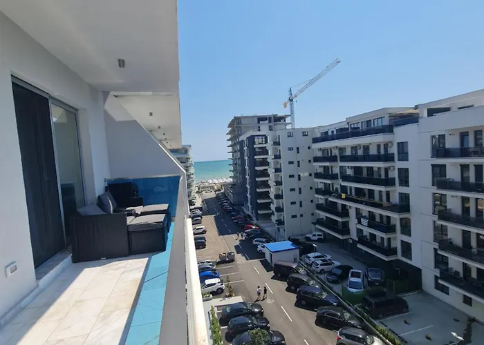 Sole 8 By Wave - Luxury 60mp Cu Terasa Si La Mare, Acces Direct Pe Plaja Ohiohi Beach- Mamaia Nord - Restaurant, Parcare Gratuita Διαμέρισμα Năvodari