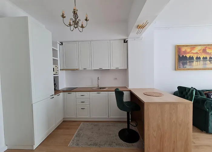 Apartmán Sole 8 By Wave - Luxury 60mp Cu Terasa Si La Mare, Acces Direct Pe Plaja Ohiohi Beach- Mamaia Nord - Restaurant, Parcare Gratuita Năvodari