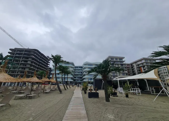 Sole 8 By Wave - Luxury 60mp Cu Terasa Si La Mare, Acces Direct Pe Plaja Ohiohi Beach- Mamaia Nord - Restaurant, Parcare Gratuita *