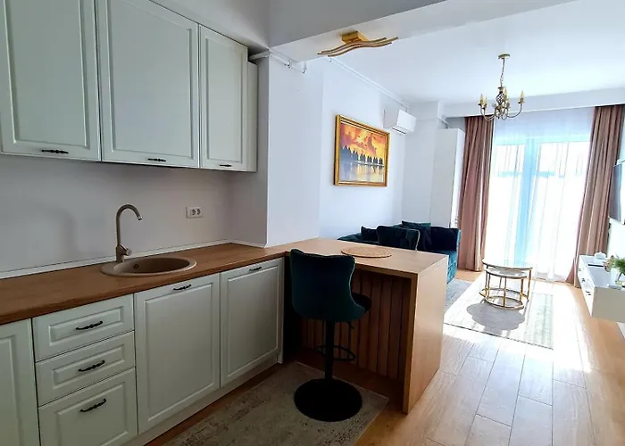 Apartmán Sole 8 By Wave - Luxury 60mp Cu Terasa Si La Mare, Acces Direct Pe Plaja Ohiohi Beach- Mamaia Nord - Restaurant, Parcare Gratuita