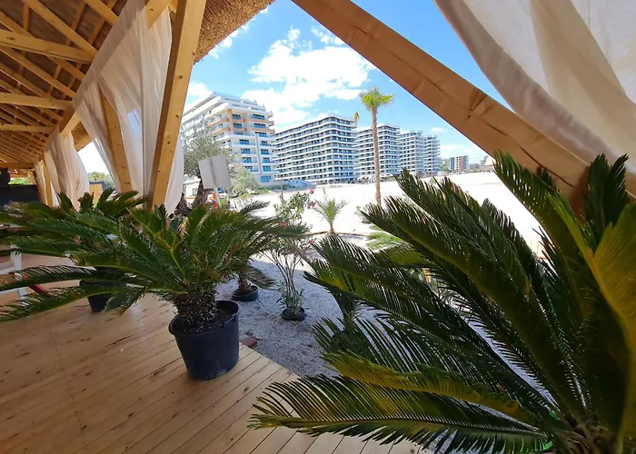 Sole 8 By Wave - Luxury 60mp Cu Terasa Si La Mare, Acces Direct Pe Plaja Ohiohi Beach- Mamaia Nord - Restaurant, Parcare Gratuita *