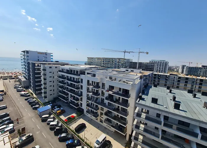 Sole 8 By Wave - Luxury 60mp Cu Terasa Si La Mare, Acces Direct Pe Plaja Ohiohi Beach- Mamaia Nord - Restaurant, Parcare Gratuita * Năvodari