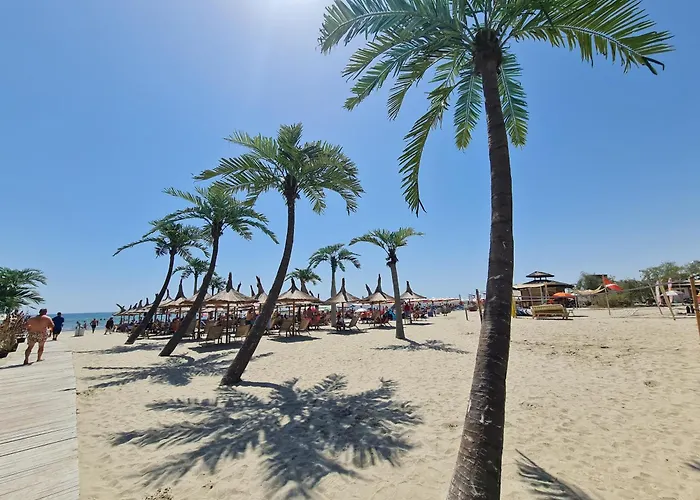 Apartmán Sole 8 By Wave - Luxury 60mp Cu Terasa Si La Mare, Acces Direct Pe Plaja Ohiohi Beach- Mamaia Nord - Restaurant, Parcare Gratuita