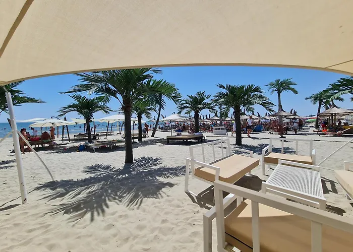 Sole 8 By Wave - Luxury 60mp Cu Terasa Si La Mare, Acces Direct Pe Plaja Ohiohi Beach- Mamaia Nord - Restaurant, Parcare Gratuita Apartmán